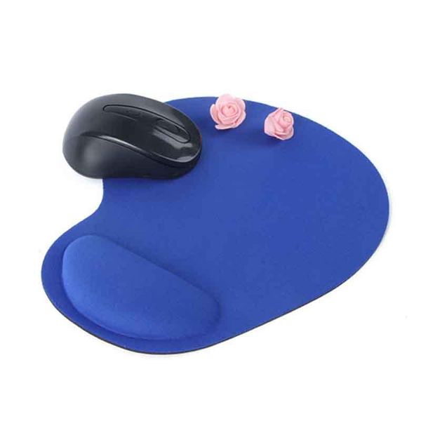 

2pcs optical trackball pc thicken blue mouse pad support wrist comfort mouse pad mat mice h jllecu