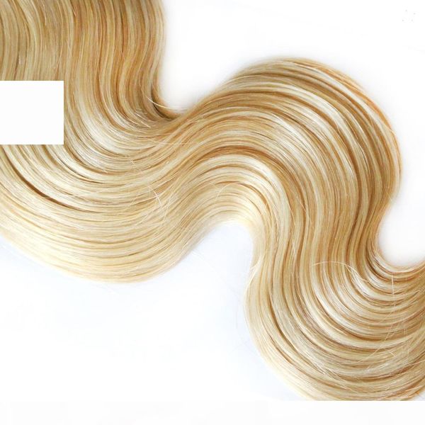 

brazilian body wave double weft hair weaving 1 pc 100g 100% human hair weave 10-28 inchs brazilian platinum blonde color hair bundles, Black