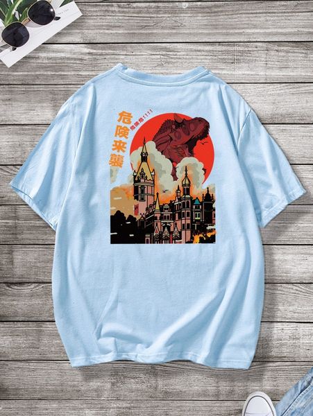 

men building and japanese letter graphic tee y7ec#, White;black