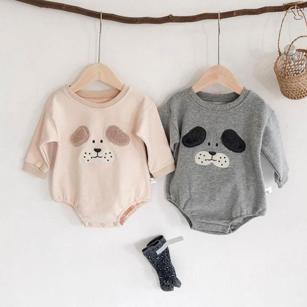 

2021 new newborn infant bodysuits cute cartoon print cotton long sleeve boys girls jumpsuit autumn baby clothing rv7g, Blue