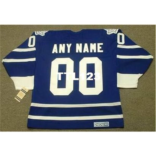 

740 toronto maple leafs 1990's ccm vintage jersey customized "any name & number(s)" hockey jersey or custom any name or numbe, Black
