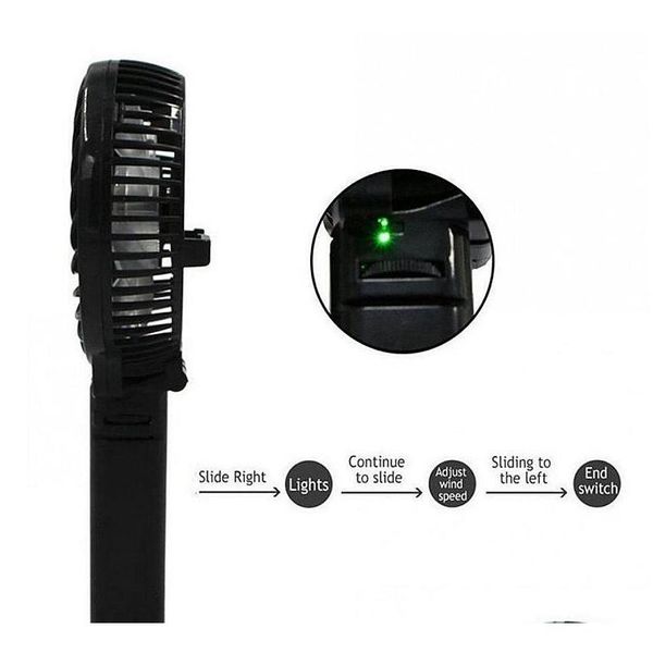 

portable rechargeable folding fan usb charging cooler removable rotating handheld mini outdoor fans pocket folding f qylklk bdetoys