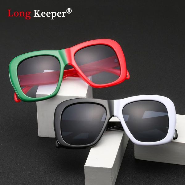 

sunglasses vintage leopard women men 2021 brand design square thick frame oversized retro sun glasses shades uv400 goggle, White;black