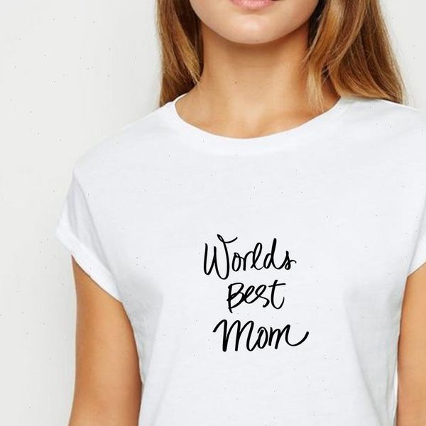 

trendy wlords mom tshirt young women round collar spring summer t shirt streetwear harajuku aesthetics graphic t shirt, White
