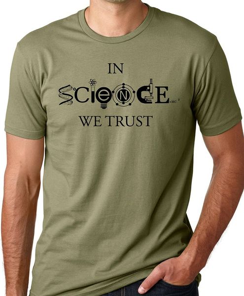 

new summer cool tee shirt in science we trust cool t-shirt funny atheist tee t-shirt sport hooded sweatshirt hoodie
