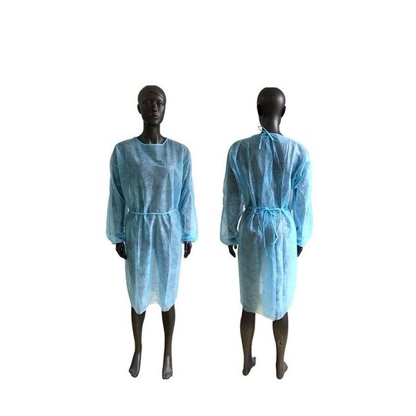 

non-woven protective clothing disposable isolation gowns clothing suits outdoor anti dust raincoats household s qylaxu ppshop01