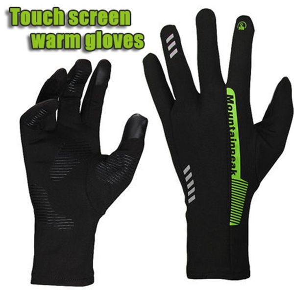 

cycling gloves mountain bike all refers to warm thin velvet shock long finger men autumn and winter bicycle riding equipmen, Blue;gray