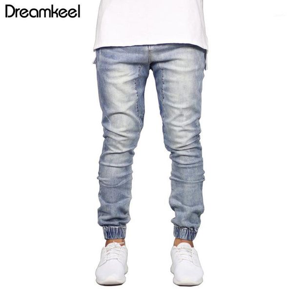 

2020 fashion men's jeans men and women biker pilot fashion hiphop skinny for men denim pants jogger jeans y1, Blue