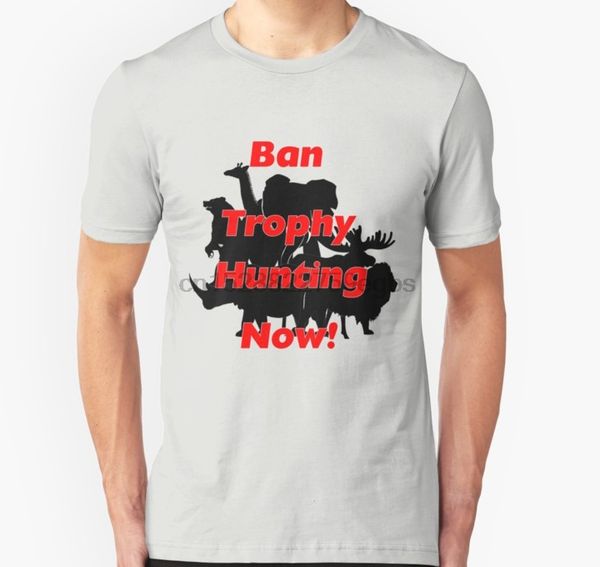 

men tshirt ban trophy hunting now t shirt women t-shirt tees sport hooded sweatshirt hoodie