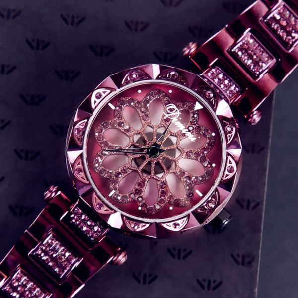 

style steel new belt diamond timini's watch with elegant atmosphere watch, Slivery;brown