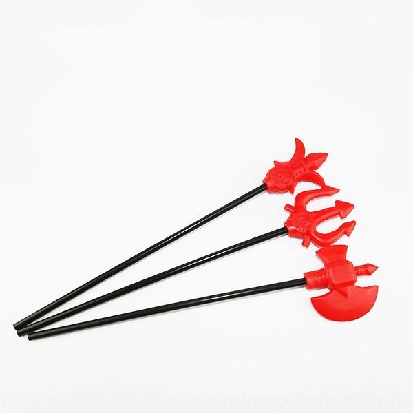 

rhsyr wan small matching props prop s red axe trident pu safety children's toy toy sheng's weapon ausmb
