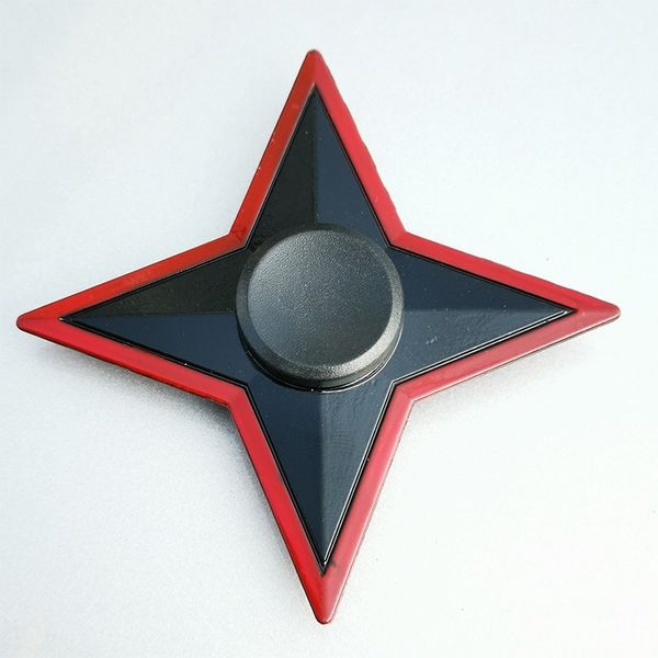 

4512creative fidget tri zinc alloy ninja shuriken sharingan hand spinner finger stress reliever toys for children