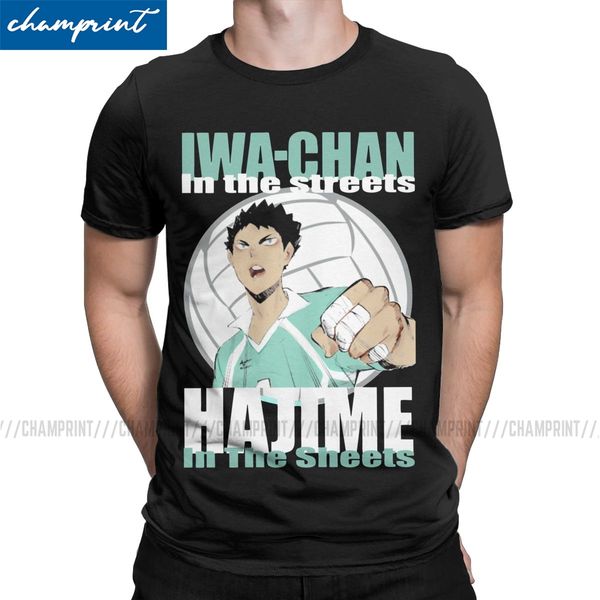 

hajime in the sheets haikyuu anime volleyball ga funny tees short sleeve crewneck plus size sport hooded sweatshirt hoodie men t shirt