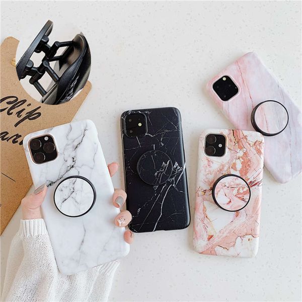 

3suyacs - marble vip case with soft back cover with folding bracket for vip 12 mini 11 pro xr max 7 8 pluscf1