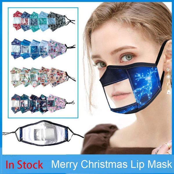 

fashion face de lxvm earloop christmas masks clear adults mask transparent printing language visible lip designer face bwa1592 masks ca pfuw