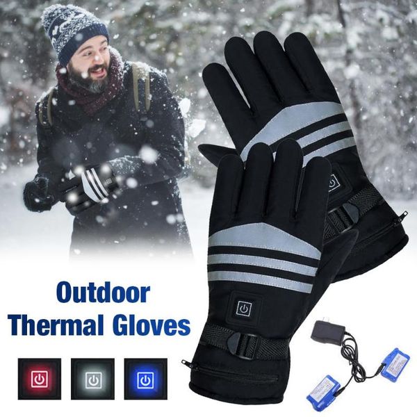 

heated gloves 7.4v rechargeable battery powered electric heated hand warmer for hunting fishing skiing cycling thermal ski glove