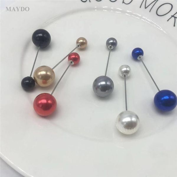 

tz37 12pcs/pack pin round women safety scarf pin new hijab pins rhinestone muslim hijab brooches women brooch, Gray