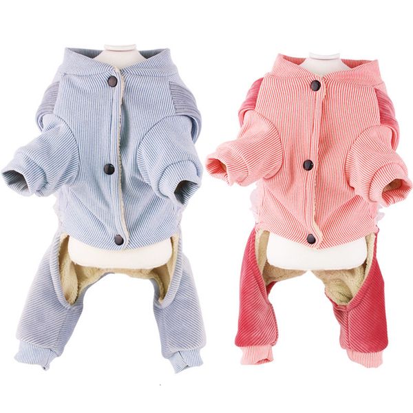 

pet autumn and winter new four-legged cotton-padded cat clothes thickening