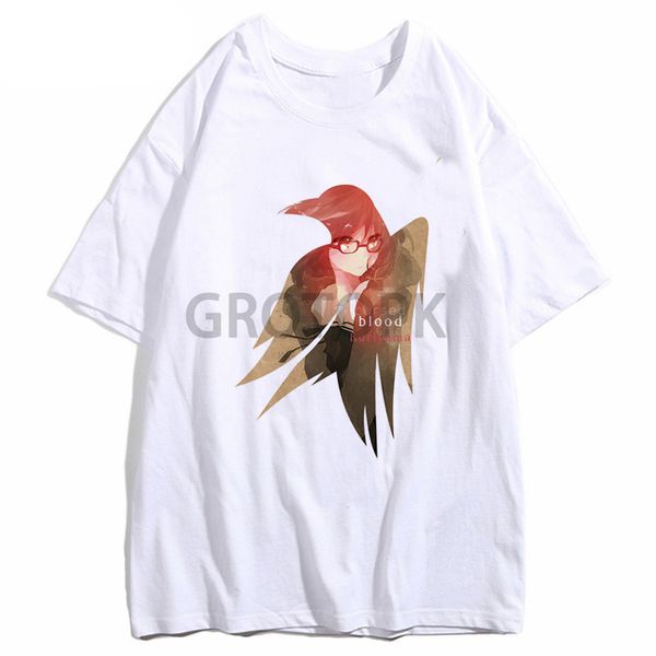 

anime kuriyama mirai printed white harajuku casual fitness short sleeve kyoukai no kanata sport hooded sweatshirt hoodie men t shirt