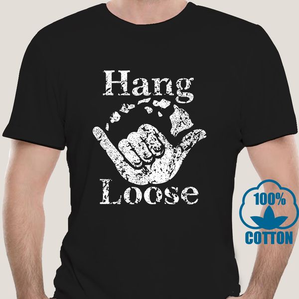 

3621a 2019 fashion hang loose hawaiian island surfings riding waves t-shirt tee shirt sport hooded sweatshirt hoodie