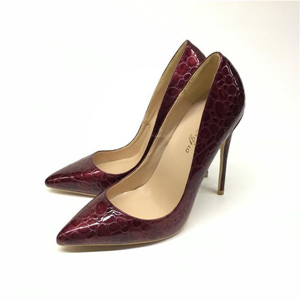 

dress shoes women pointed toe pumps patent leather dresshigh heels boat wedding shoes1, Black