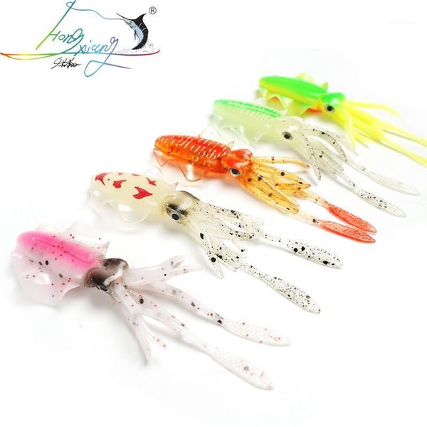 

50pcs 100pcsfishing soft lure 15.8g 150mm luminous/uv squid jig fishing lures ocs calamar for sea fishing wobbler bait1