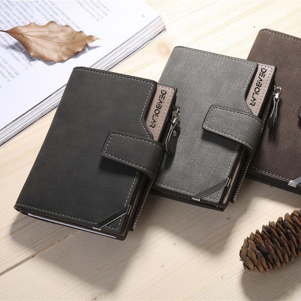 

casual retro wallets fresh designer's men brand canvas card purse mens wallet wholesale price male clutch, Red;black