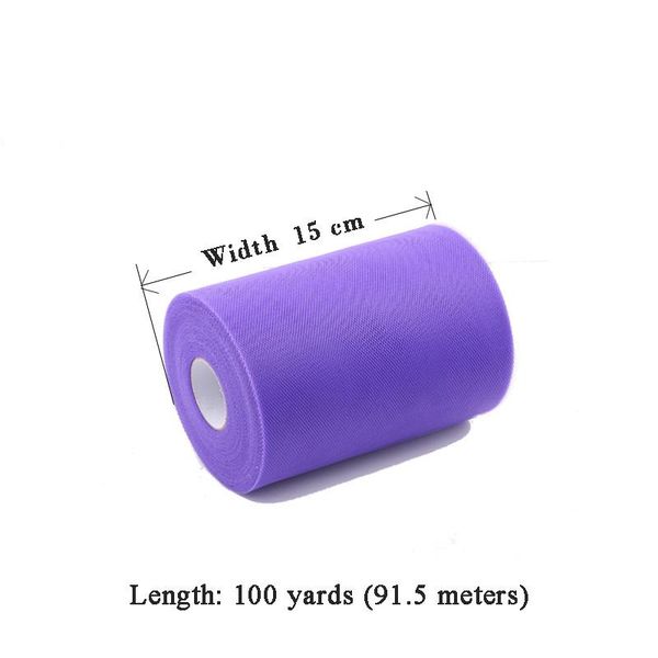 

fengrise tulle roll 15cm 100 yards roll fabric spool tutu party gift wrap wedding birthday decoration decorative crafts supplies jllaii