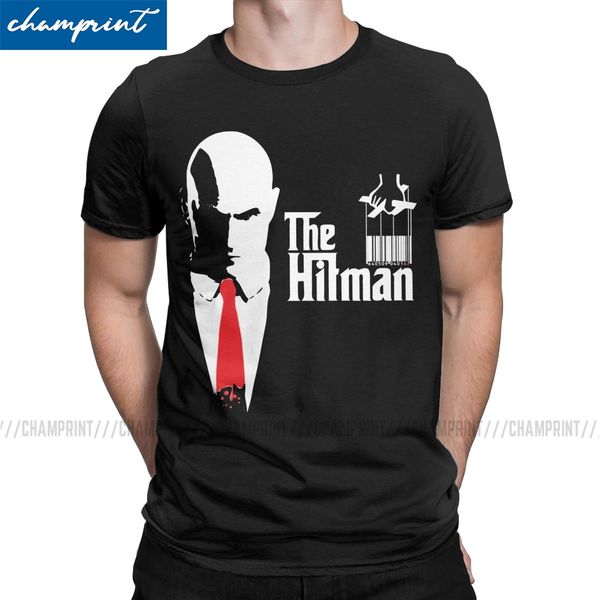 

the hit the godfather for agent 47 video game funny tees crewneck short sleeve birthday present hooded sweatshirt hoodie men t shirt