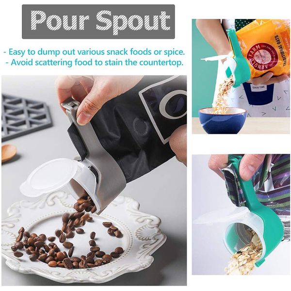 

multifunctional real sfresh-keeping sealing snack open sealing rack tea milk powder moisture-proof plastic bag