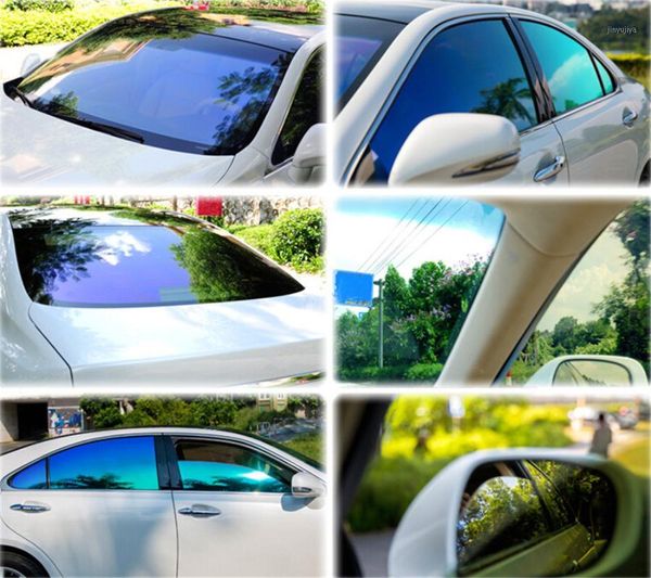 

car sunshade sunice vlt55% chameleon tint automotive window film windshield explosion-proof windscreen roll 1.52x15m customized1