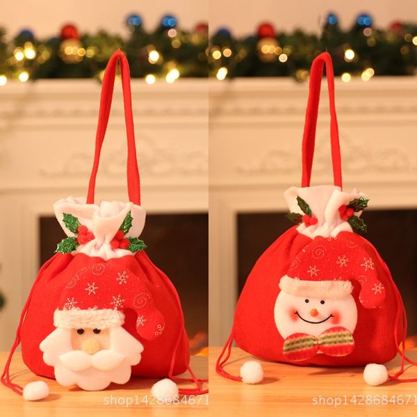 

f7iul decorations gift candy hand bag santa claus gift handbag daily flannel children's txqch