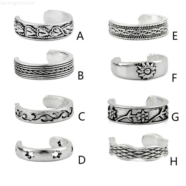 

foot women adjustable fashion finger beach jewelry silver toe ring