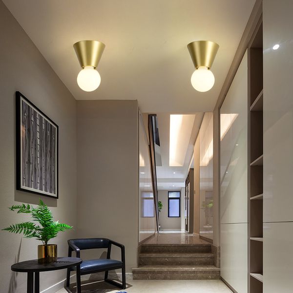

2021 new modern lights bedside for bedroom living room decoration golden wall home lighting bathroom corridor aisle sfmx