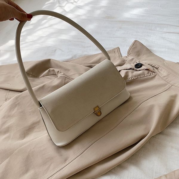 

french stick hand small frosted women's 2020 new fashion korean version one shoulder small fashion handbag armpit bag ft9ms