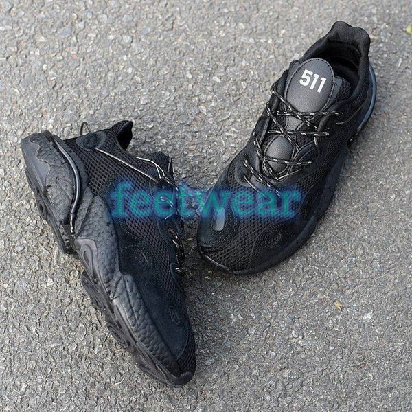 

2021 treeperi basf runner 511 reflective sneakers men women running shoes triple black trainers us 5.5 eur 36 for women
