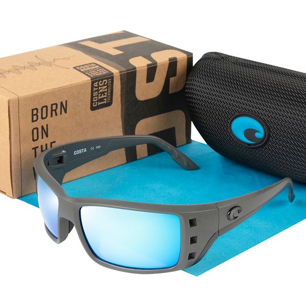 

580p costa sunglasses men sport fishing driving sunglasses permit brand designer square eyewear male polarized goggles, White;black