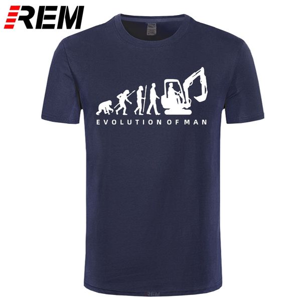 

evolution of bagger fahrer print short sleeve team tees autumn guys excavator sport hooded sweatshirt hoodie men t shirt