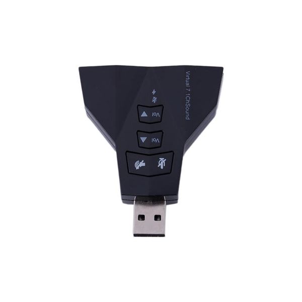 

new virtual 7.1 ch channel usb 2.0 3d o sound card adapter mic speaker