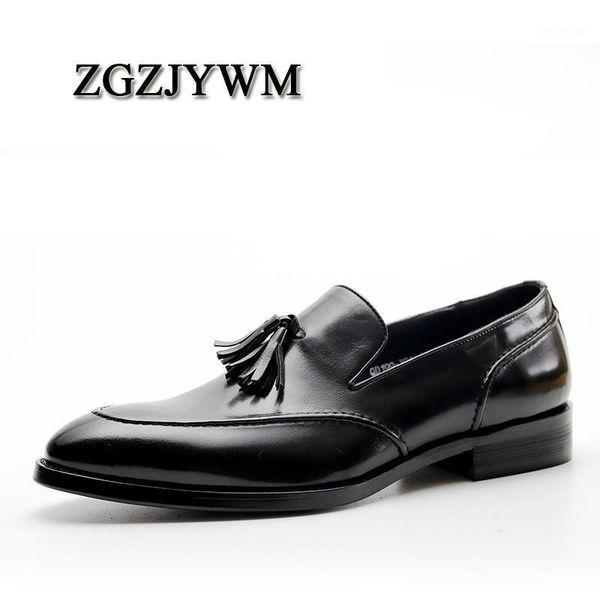 

dress shoes zgzjywm breathable mens business lace-up black/red pointed toe genuine leather wedding flats oxfords shoes1