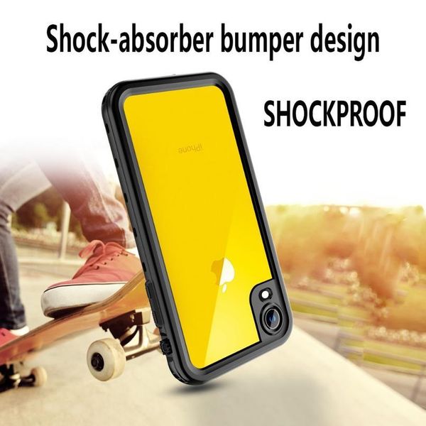 

shellbox original waterproof case for iphone xr swimming diving underwater case cover for iphone xr case shockpro qylzxm