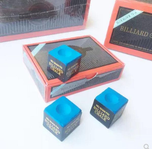 

niushan billiards line up chalk 72 pieces of chalk pool line up chalk billiards line up blue oil paint exquisite tip towel easy to put on th