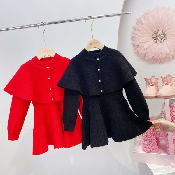 

pullover girls' korean round neck solid 2020 new autumn and winter children's heavy woolen drs, Blue