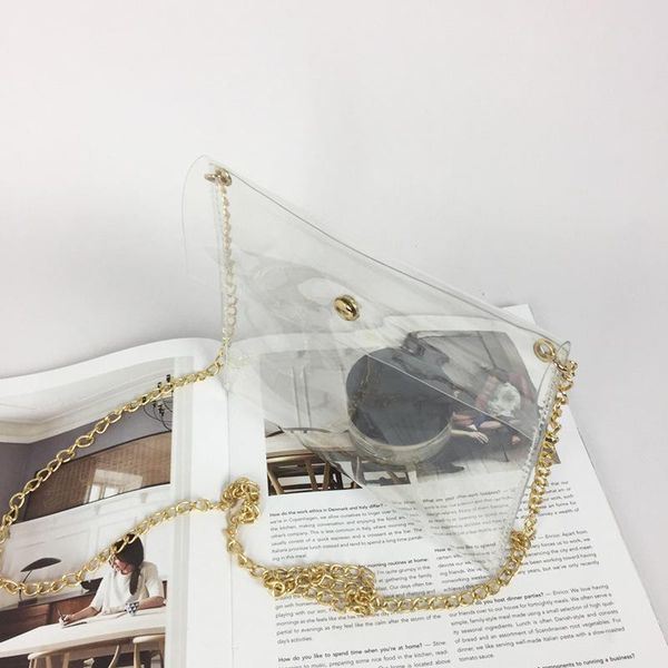 

laser transparent pvc shoulder bags in women's totes handbag messenger bag fashion women transparent bag sac a main