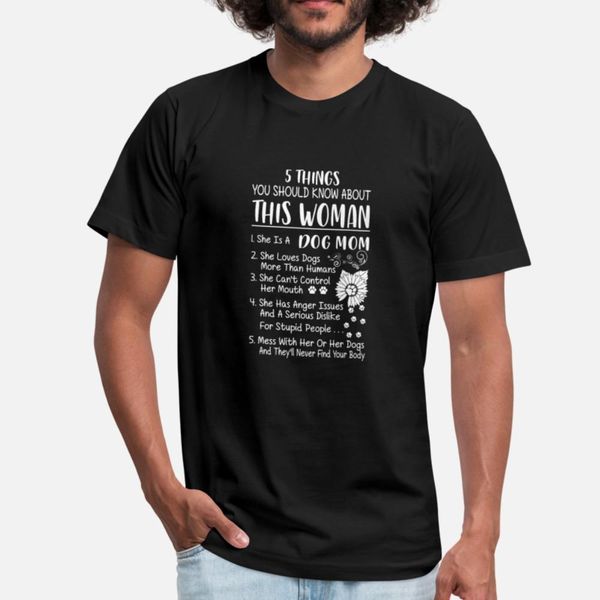 

dog mom 5 things you should know about this woman t shirt fun popular tracksuit hoodie sweatshirt