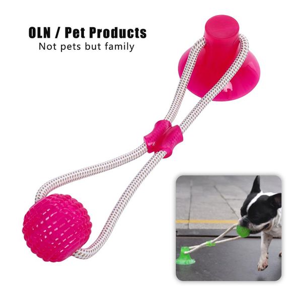 

dog toys multifunction pet molar bite clean teeth rubber chew ball safety elastic dog biting toy dog accessories bbyowy lipper
