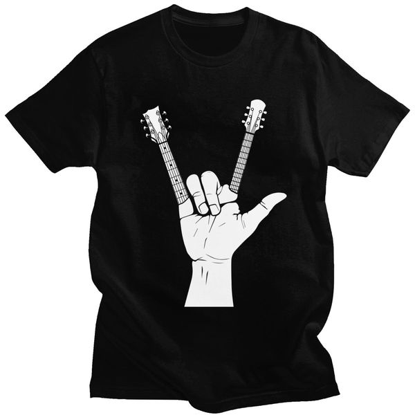 

sport funny electric e-guitar player gift t shirt man pre-shrunk cotton musician guitarist tee short-sleeve fashion tshirt clothes