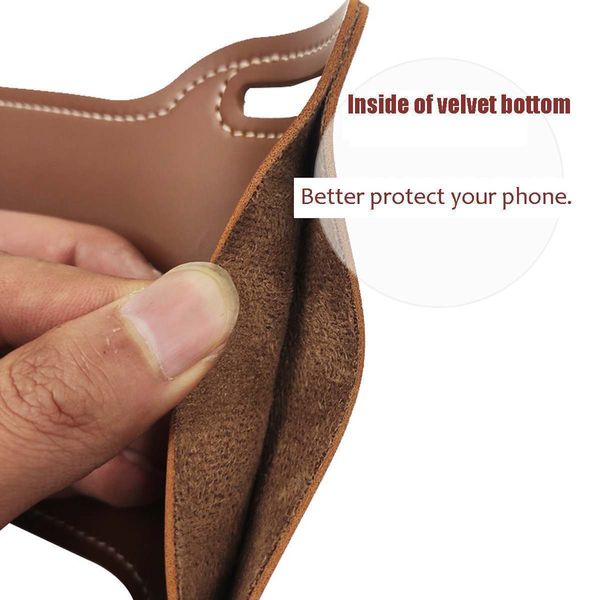 

43fgmen cellphone loop pu holster case waist leather wallet vintage belt bag mobile phone protective sheath