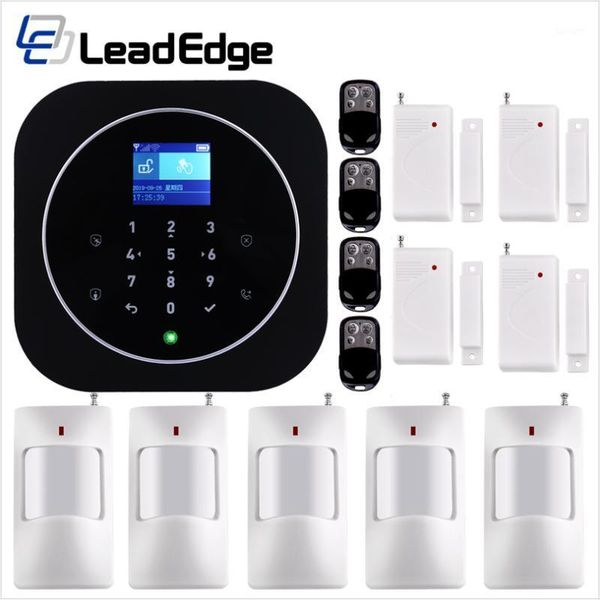 

alarm systems leadedge wireless wifi smart control home sim burglar tuya app gsm system house safe rfid touch keyboard 433mhz sensor kit1