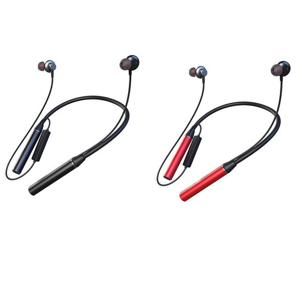 

bluetooth 5.0 wireless headphone netic headset neckband earphones waterproof sport earbud with microphone